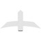 Ekena Millwork Bellingham Architectural Grade PVC Gable Bracket, 48"W x 22"H x 2"D x 6"F, 11/12 Pitch GBP048X22X0206BEL00 - alternate 5
